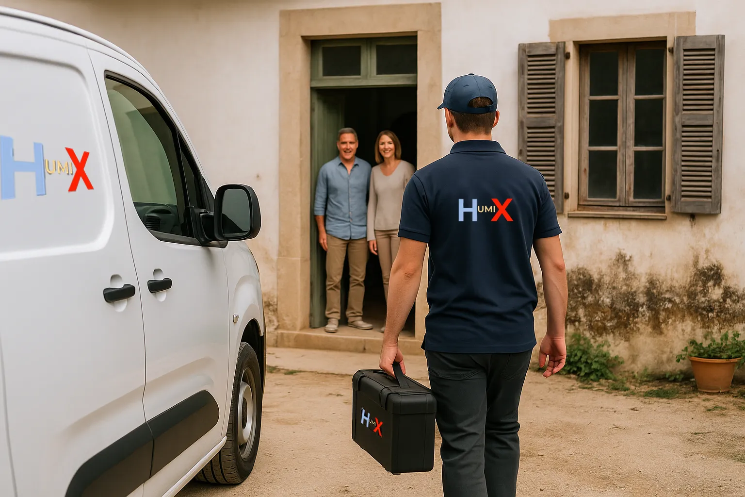 Equipo HumiX Guadalajara en diagnóstico de humedades